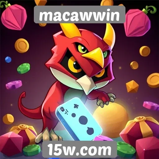Variedade de jogos oferecidos no macawwin